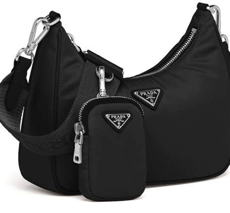 hobo multi pochette bag prada|prada hobo bag women.